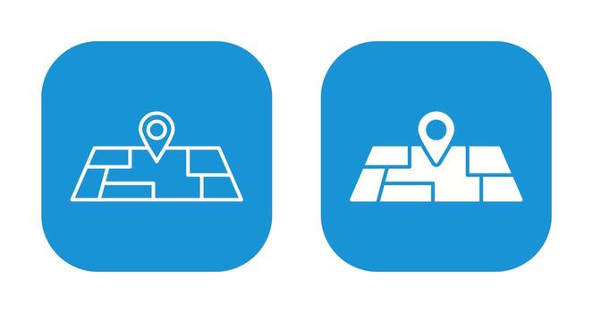icono de vector de mapa