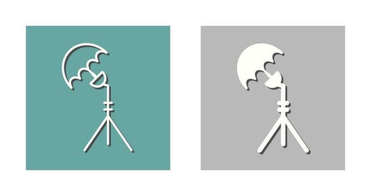 Unique Light Stand Vector Icon
