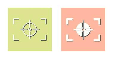 Unique Focus Horizontal Vector Icon