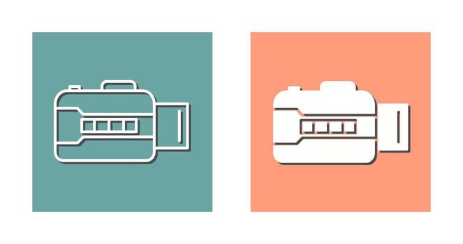 Unique Open Camera Vector Icon