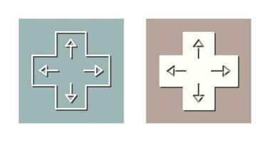 icono de vector de teclas de dirección únicas