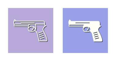 icono de vector de pistola única