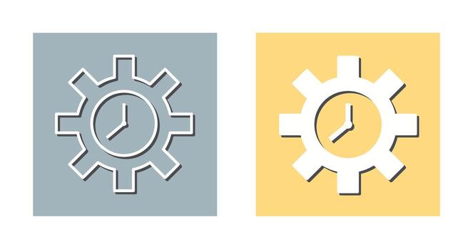 Unique Time Optimization Vector Icon