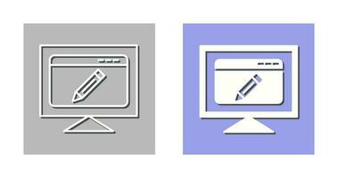 Edit Webpage Vector Icon