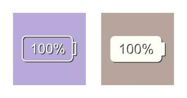 Unique Full Battery Vector Icon