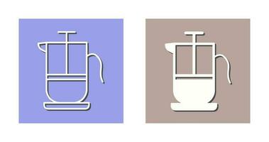 French Press Vector Icon