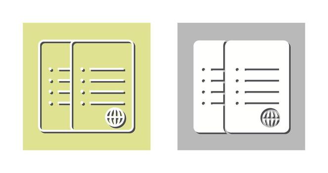 Unique Network Files Vector Icon