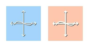 Unique Graph Vector Icon