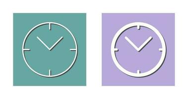 Unique Clock Vector Icon