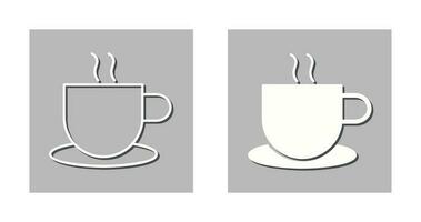 icono de vector de café caliente único