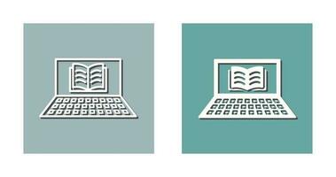 Unique Online Books Vector Icon