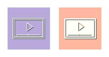 Video Screening Vector Icon