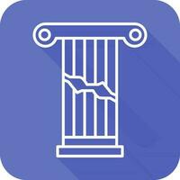 Broken Pillar Vector Icon