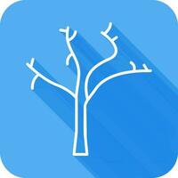 Tree with no Leaves Vector Icon