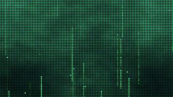 Halftone dots abstract digital technology animated blue liHalftone dots abstract digital technology animated green light on green background.ght on blue background. video