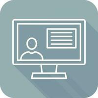 Distance Education Vector Icon