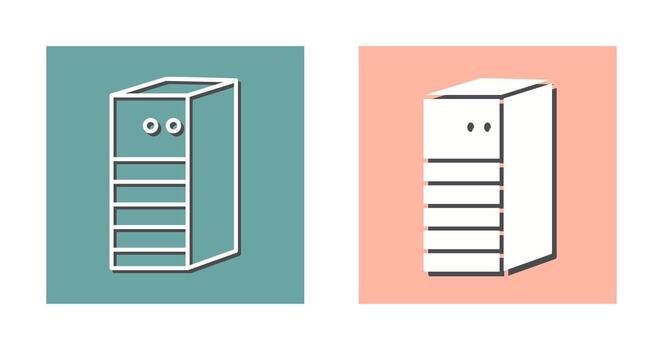 icono de vector de red de servidor