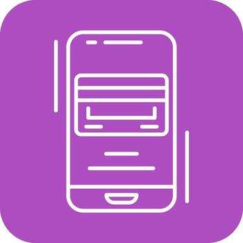 icono de vector de método de pago