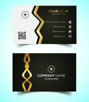 Creative and modern corporate business card template vector