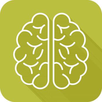 icono de vector de cerebro