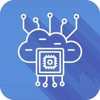 Cloud Computing Vector Icon