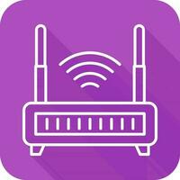 icono de vector de enrutador wifi