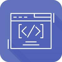 icono de vector de codificación web