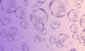 Abstract purple gradient bubble background. photo