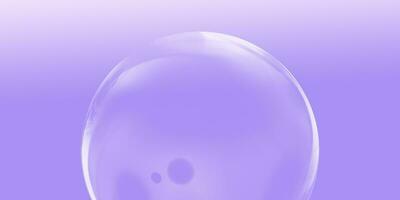 Abstract purple gradient bubble background. photo