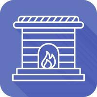 Fireplace Vector Icon