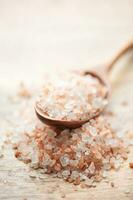 Himalayan pink salt photo