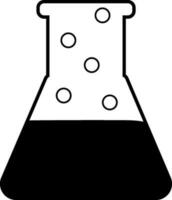 Illustration of Flask and Test Tube. vector