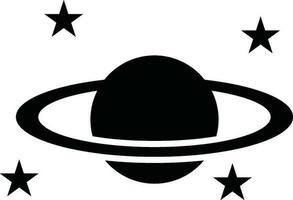 Vector Planet Sign or Symbol.