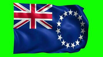 3D Flag Animation of Cook Islands video