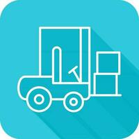 Forklifter Vector Icon