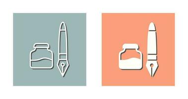 Ink and Pen Vector Icon