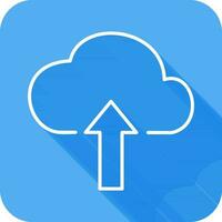 Upload to Cloud Vector Icon