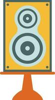 Isolated audio sound speaker icon. vector