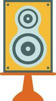 Isolated audio sound speaker icon. vector