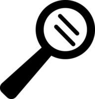 Isolated icon of magnifying glass. vector