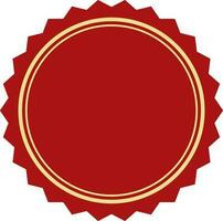 Illustration of a sticker, tag or label. vector