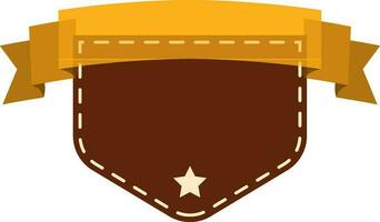 Flat illustration of a sticker, tag or label. vector