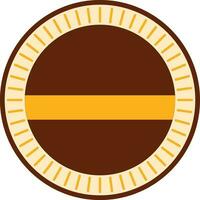 Flat illustration of a sticker, tag or label. vector
