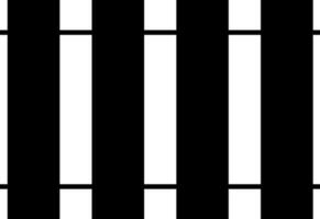 Railway road in black and white color. vector