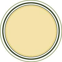 Blank sticker, tag or label design. vector