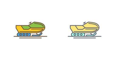 Snowmobile Vector Icon