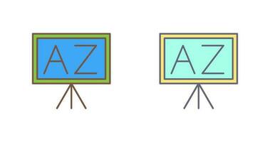 From A To Z Vector Icon