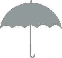 Flat illustration of umbrella. vector