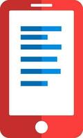 Half shadow icon of online shopping by smartphone. vector