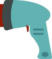 Flat illustration of barcode scanner. vector